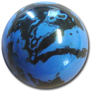 Blue & Black Marbleized