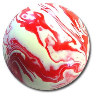 Red & White Marbleized
